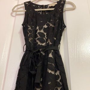 Monteau Black Floral Lace Dress Juniors M